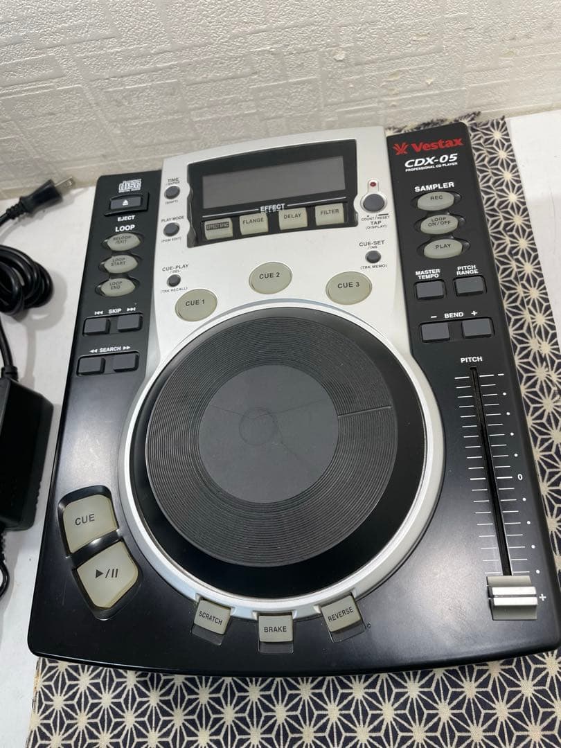 VESTAX ベスタクス　CDX-05 CDJ 純正電源ケーブル付属