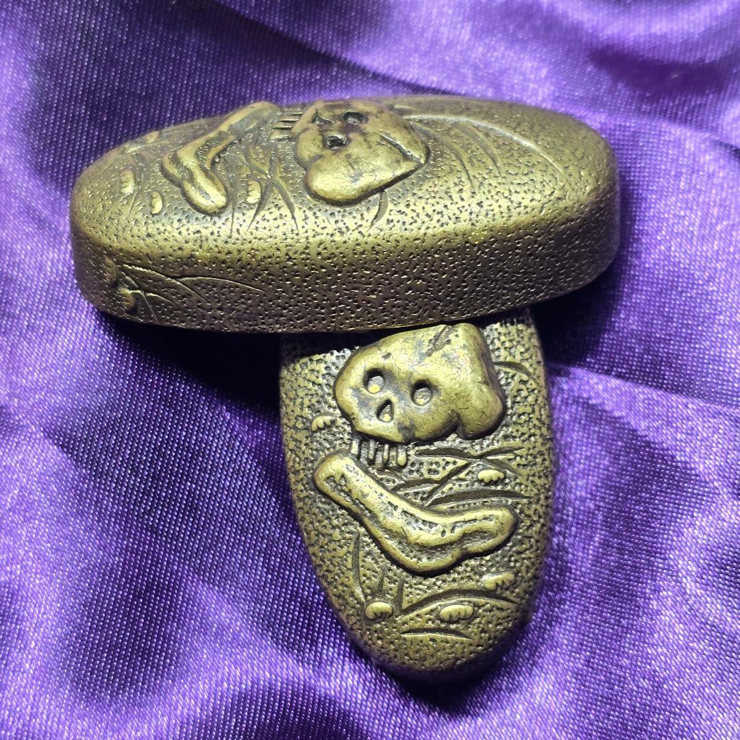 縁頭 鐺 一作金具3点 野晒图