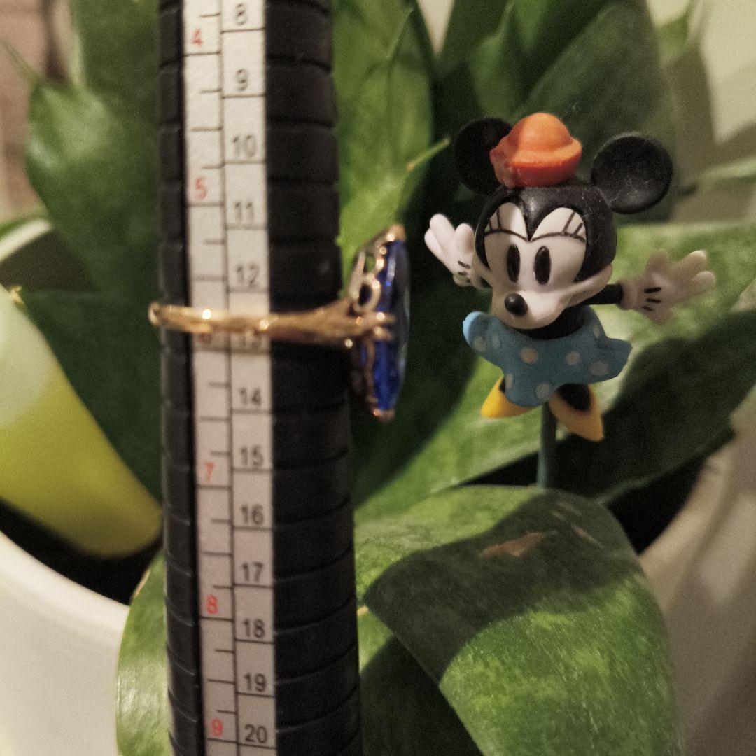 K18ブルーの宝石リング