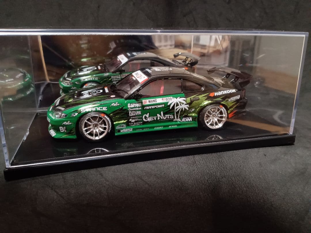 最終価格 1/24 日産 S15 シルビア プラモデル 完成品 ケース付
