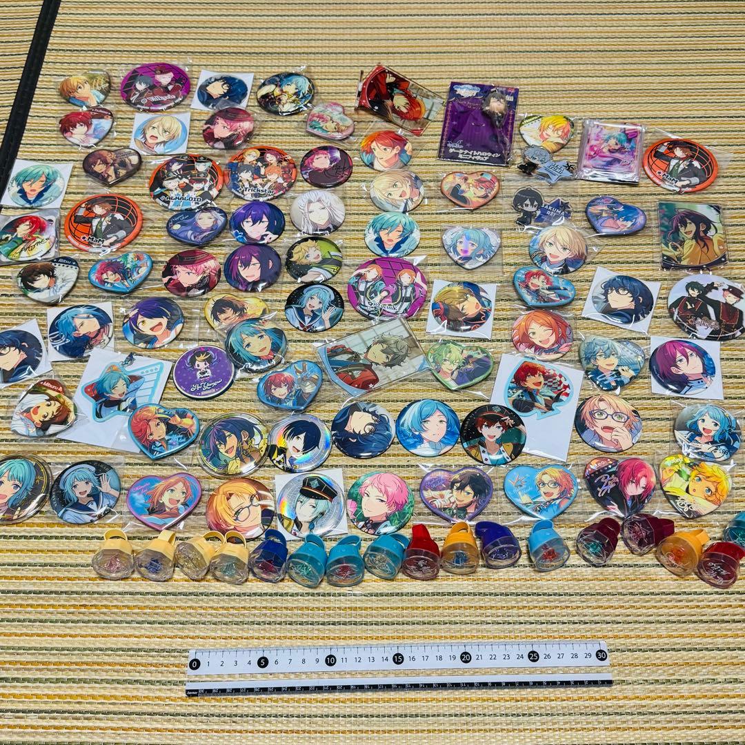 まとめ あんさんぶるスターズ 缶バッジ リングライト 等 セット b