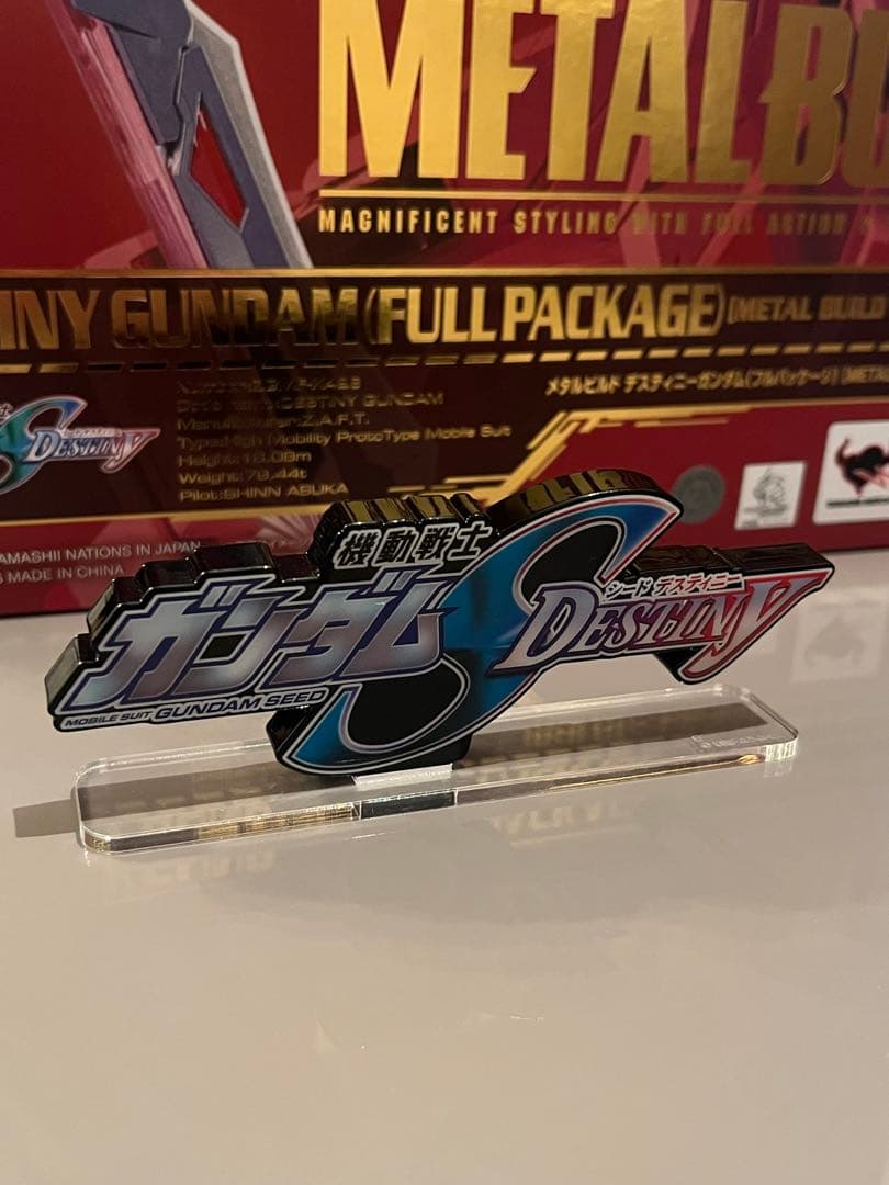 L BUILD メタルビルド　デスティニーガンダム　2024 ロゴ付き