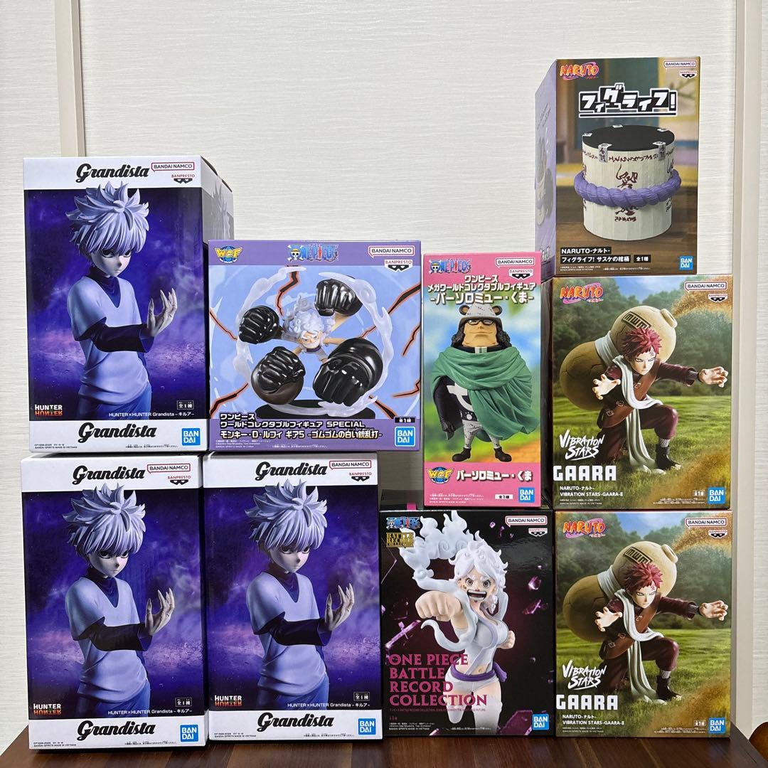 最新プライズフィギュア 9点 まとめ売り キルア ワーコレ NARUTO