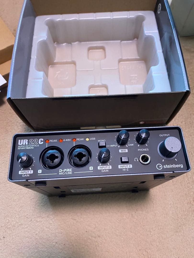 steinberg UR22C USBオーディオインターフェース