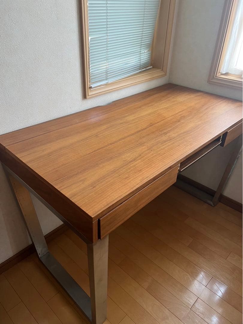 Glan Plus PCデスク ウォールナット kanademono DTM