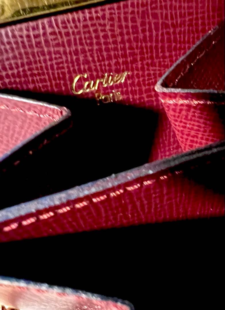 Cartier カルティエ　がまぐちケース　未使用