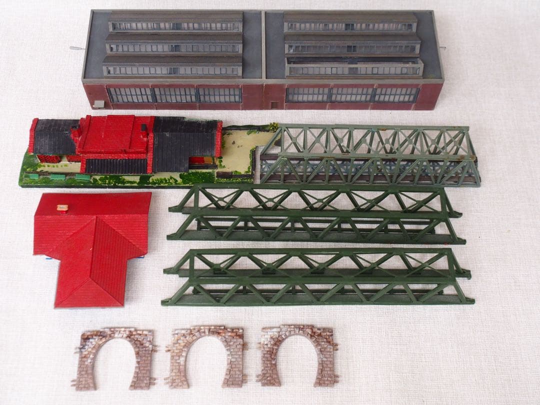 Nゲージ 建物 ストラクチャー セット ジオラマ用 C