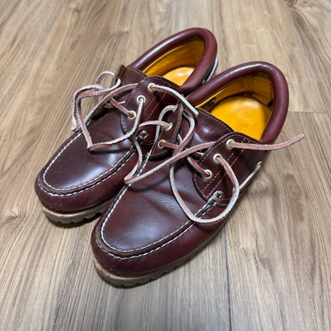 Timberland スリーアイ クラシックラグ バーガンディ 25cm