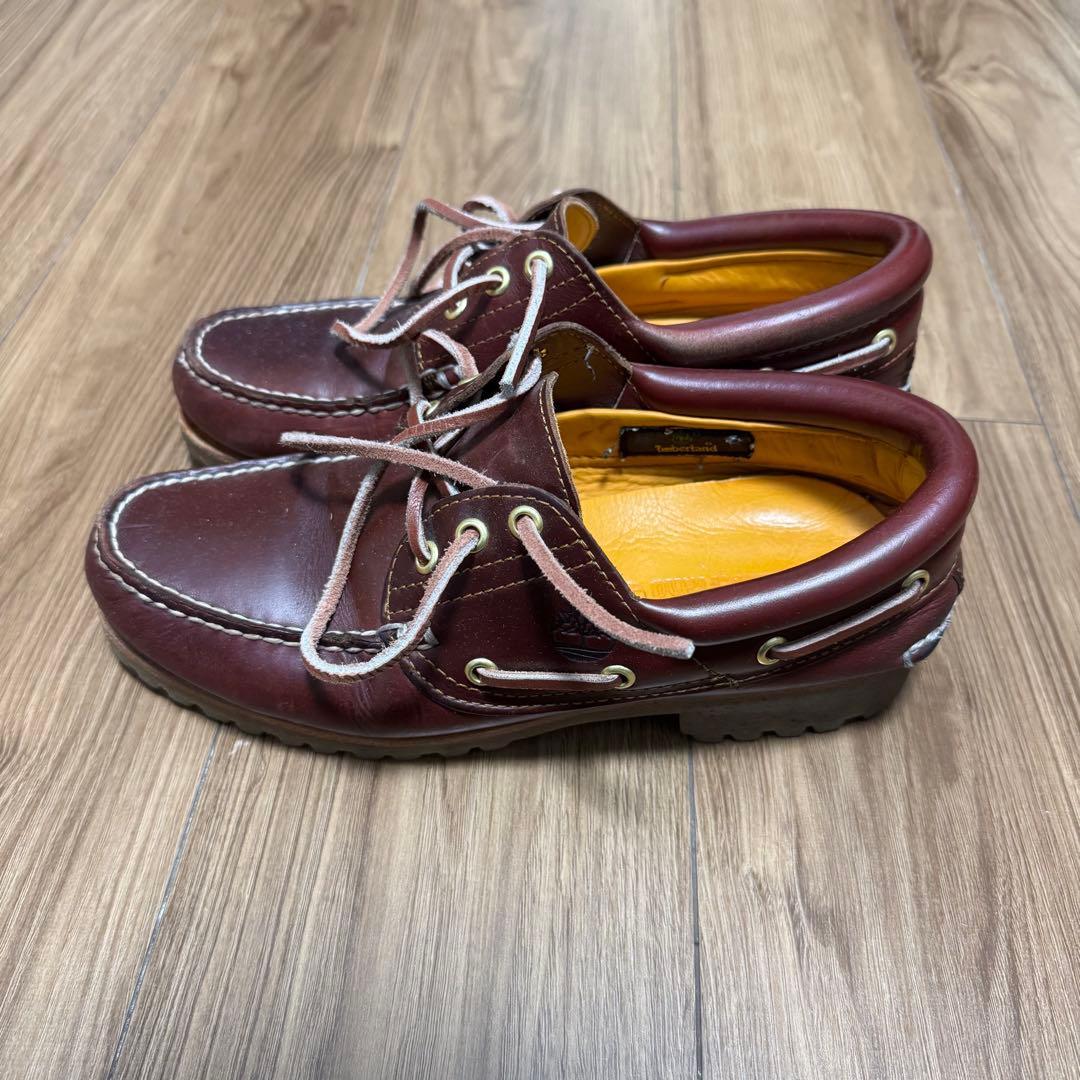 Timberland スリーアイ クラシックラグ バーガンディ 25cm