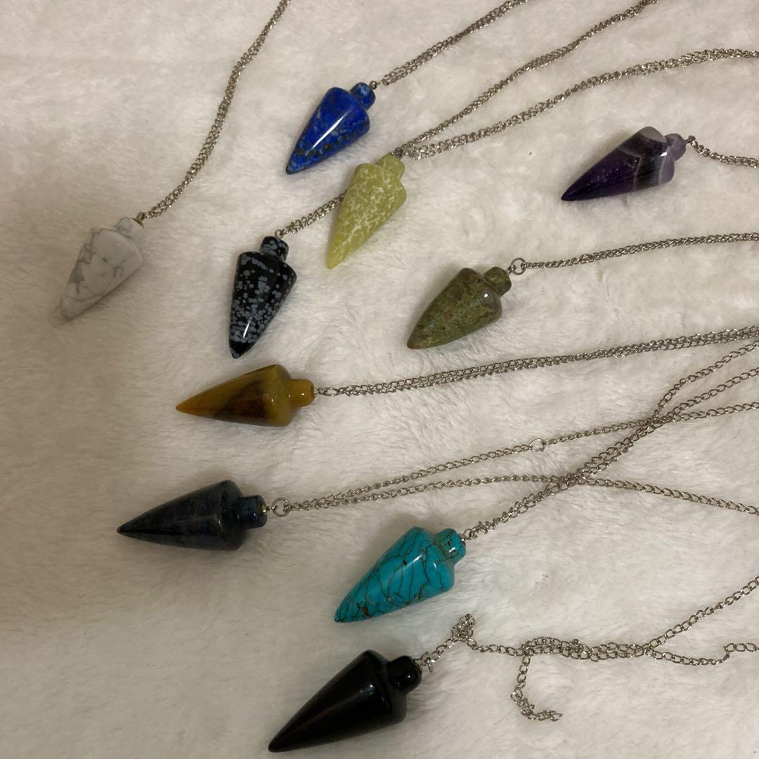 摩尼宝珠8個　ペンデュラム10個　鏡付き木箱付き