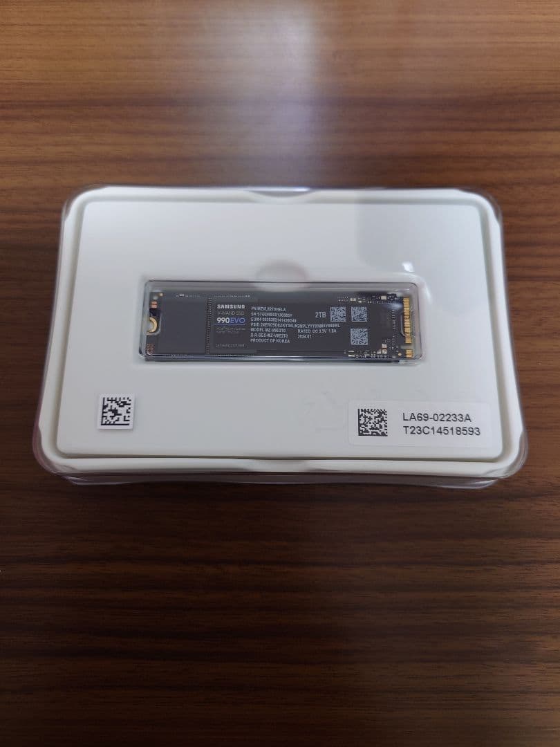 内蔵型SSD Samsung 990 EVO 2TB M.2 SSD