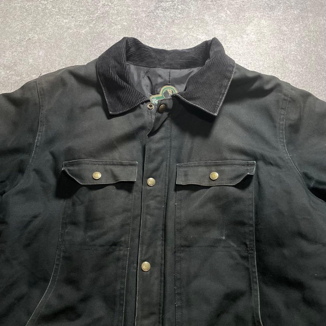 Berne Apparel ワークジャケット ダック地 フェード ブラック