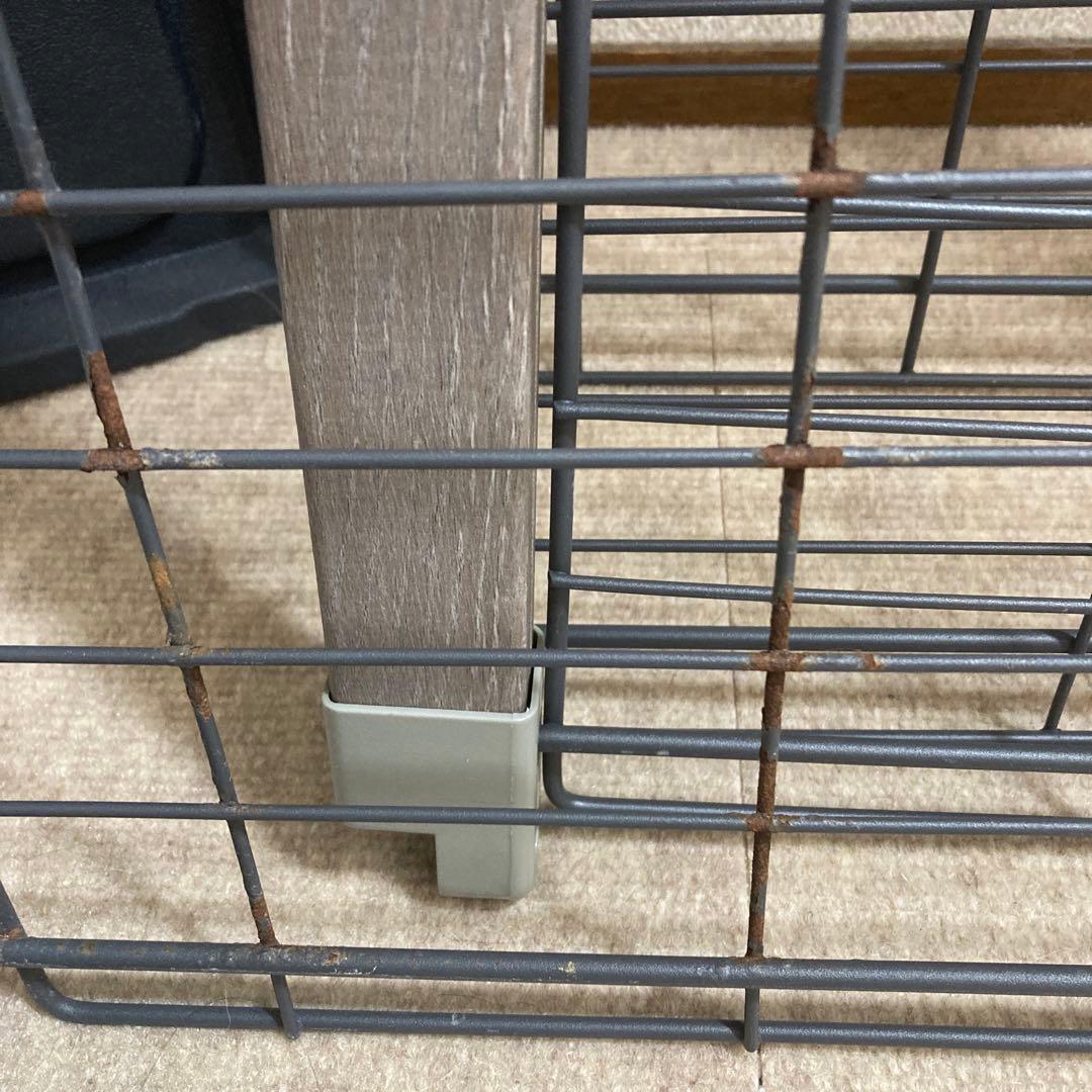 アイリスオーヤマ　ウッディシステムサークル　ペットケージ