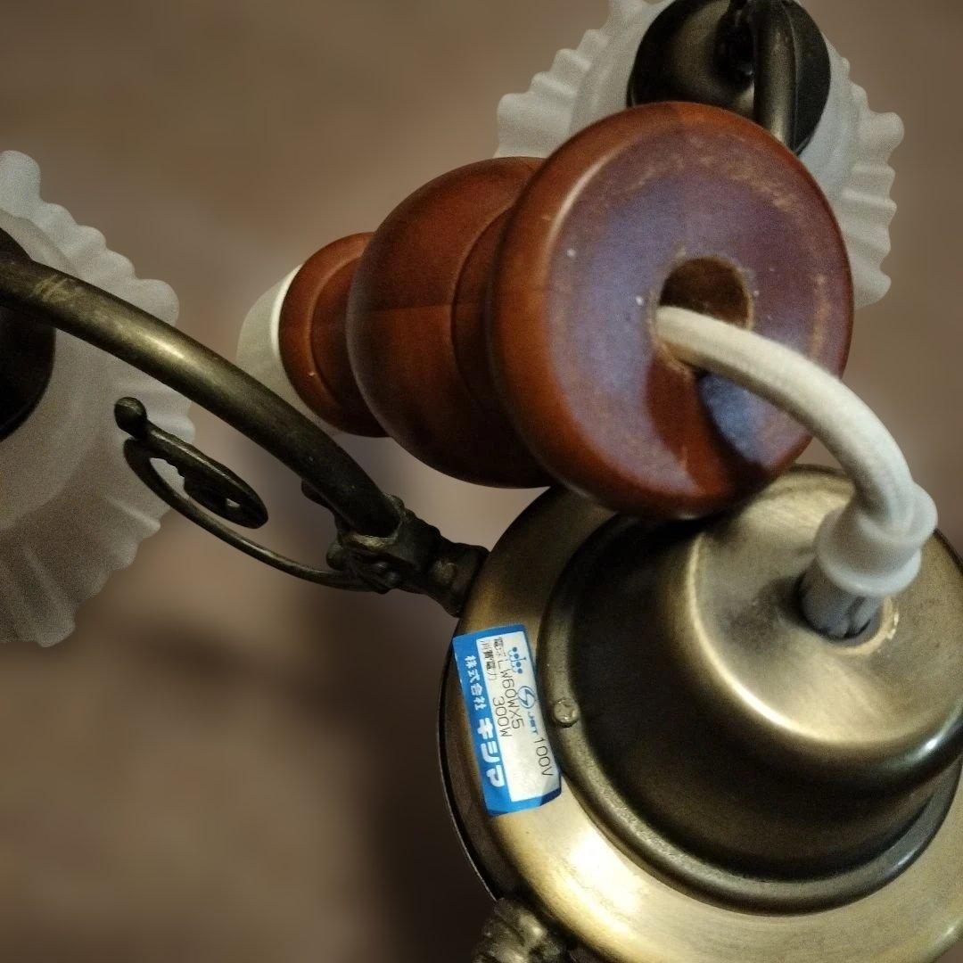 KISHIMA フリルランプ 5灯 シャンデリアGEM-859C キシマ