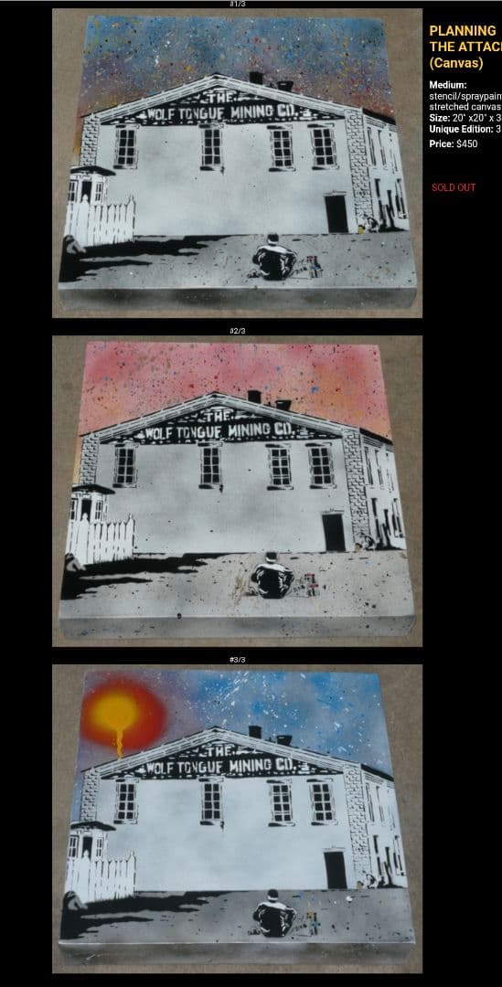 イアン ミラード キャンバス Ian Millard バンクシー banksy