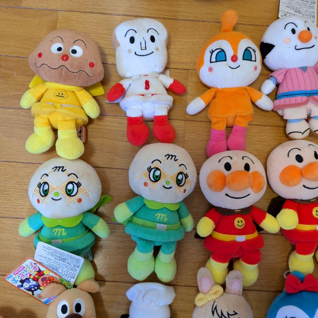 アンパンマンぬいぐるみ　ぷりちぃビーンズ　18体