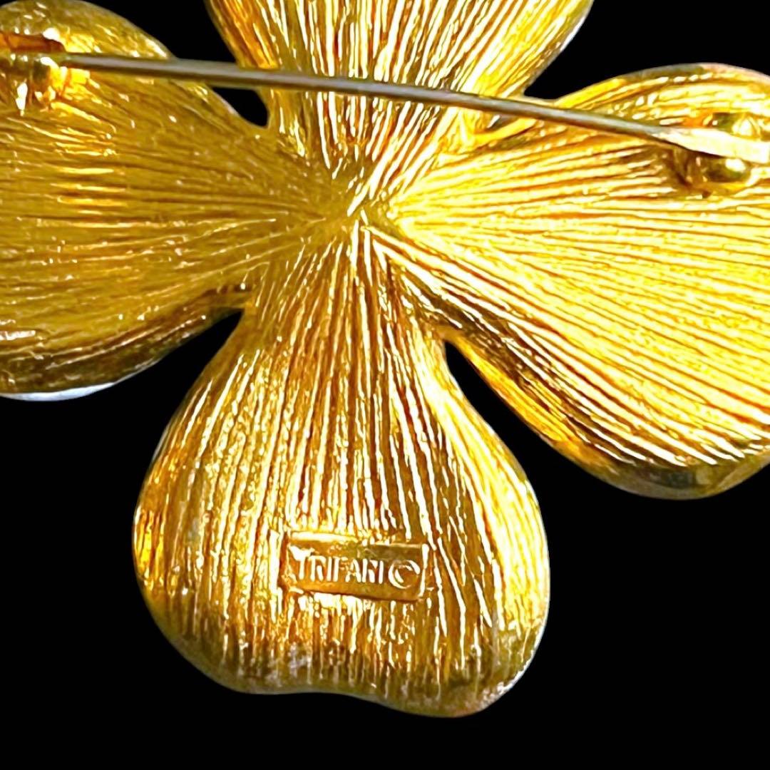 CROWN TRIFARI☆ハナミズキ☆ピンクカラーブローチ＆ネックレスセット