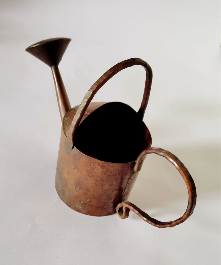 超珍品1930年代アンティーク銅製ミニ水差し　オマケにミニトルコ式コーヒーポット