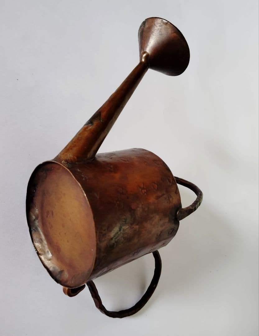 超珍品1930年代アンティーク銅製ミニ水差し　オマケにミニトルコ式コーヒーポット