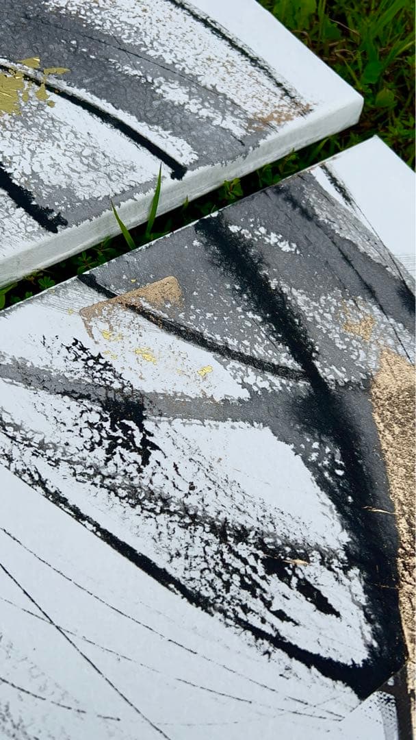 絵画　水墨画　インテリア　和風　アート　原画　墨　ホテル　旅館　ギフト　モダン