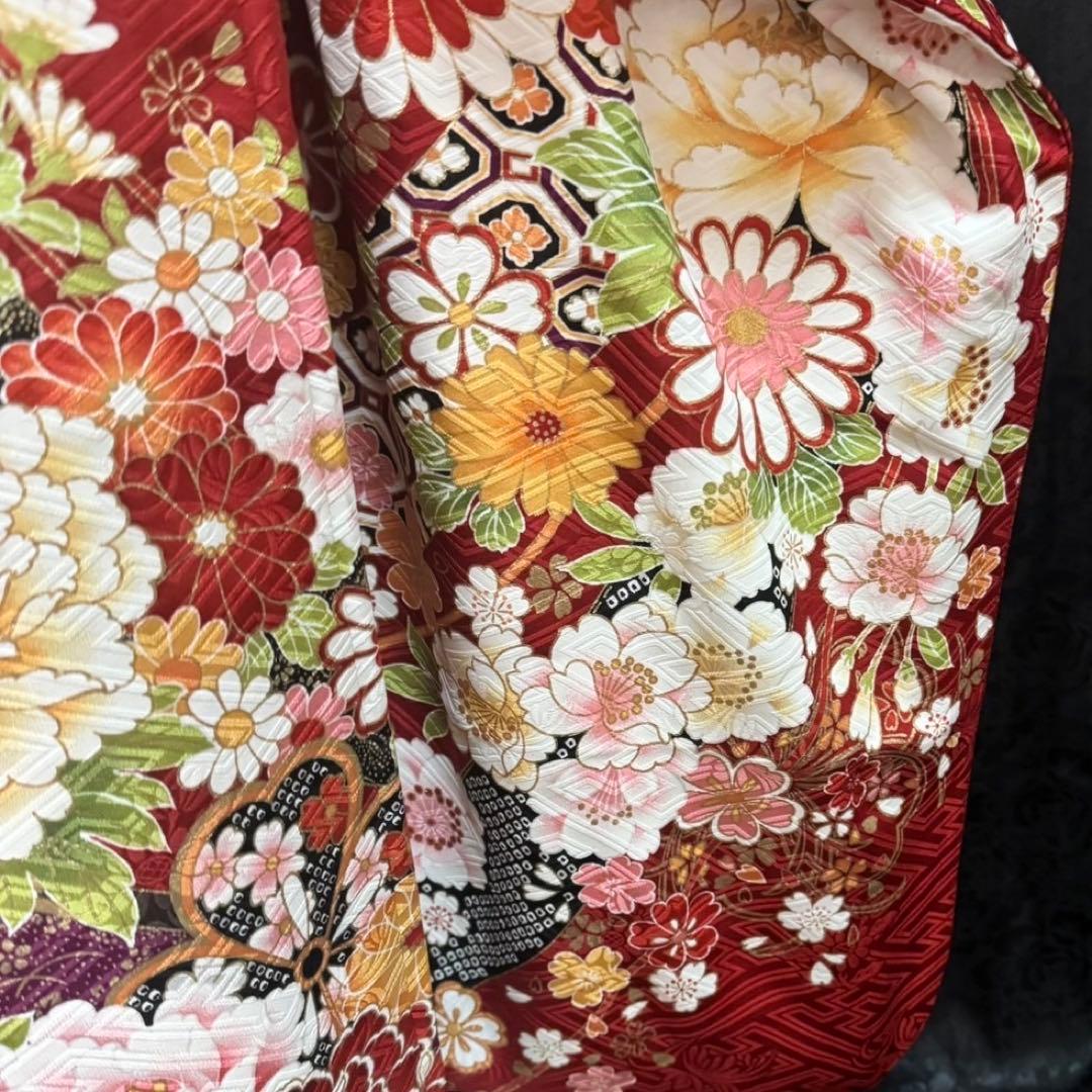 美品　古典　地紋　金彩　刺繍　逸品　フルセット　振袖　振り袖