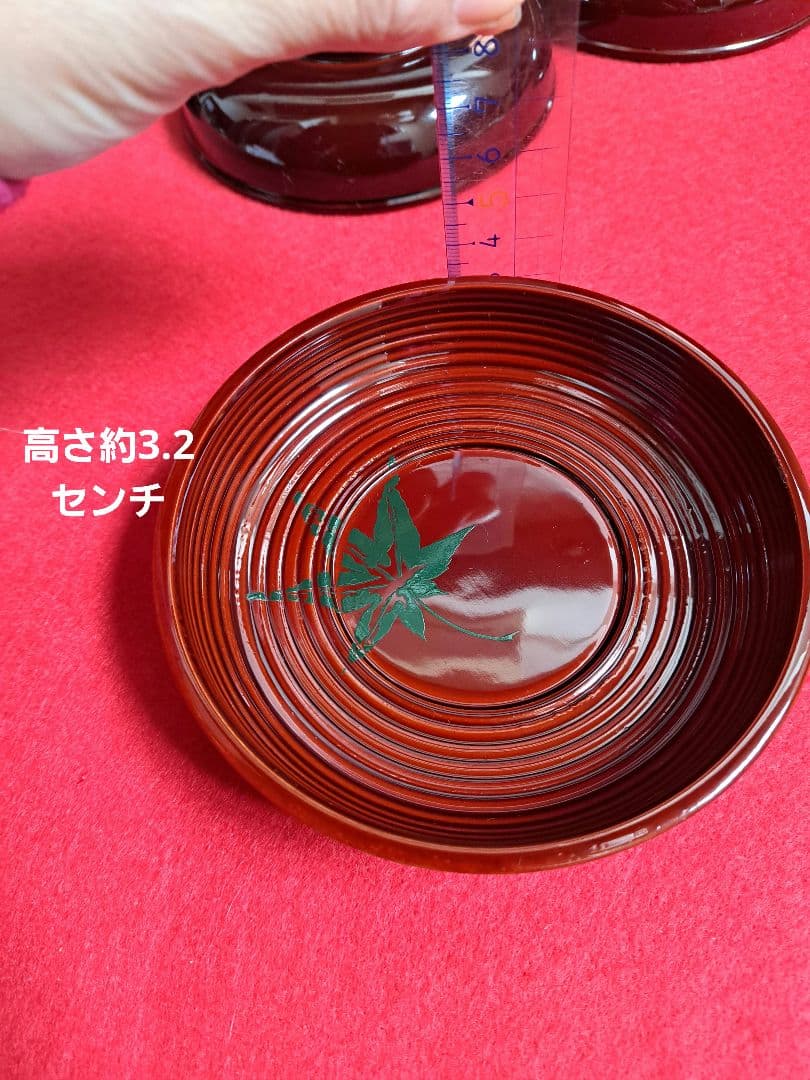115-1 前端春斉　菓子器　銘々皿(5客)