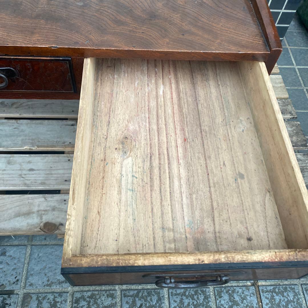 時代物 昭和レトロ 文机 ローテーブル 骨董品 インテリア 古道具 店舗什器