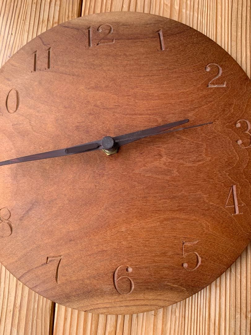 木製掛け時計 三谷龍二