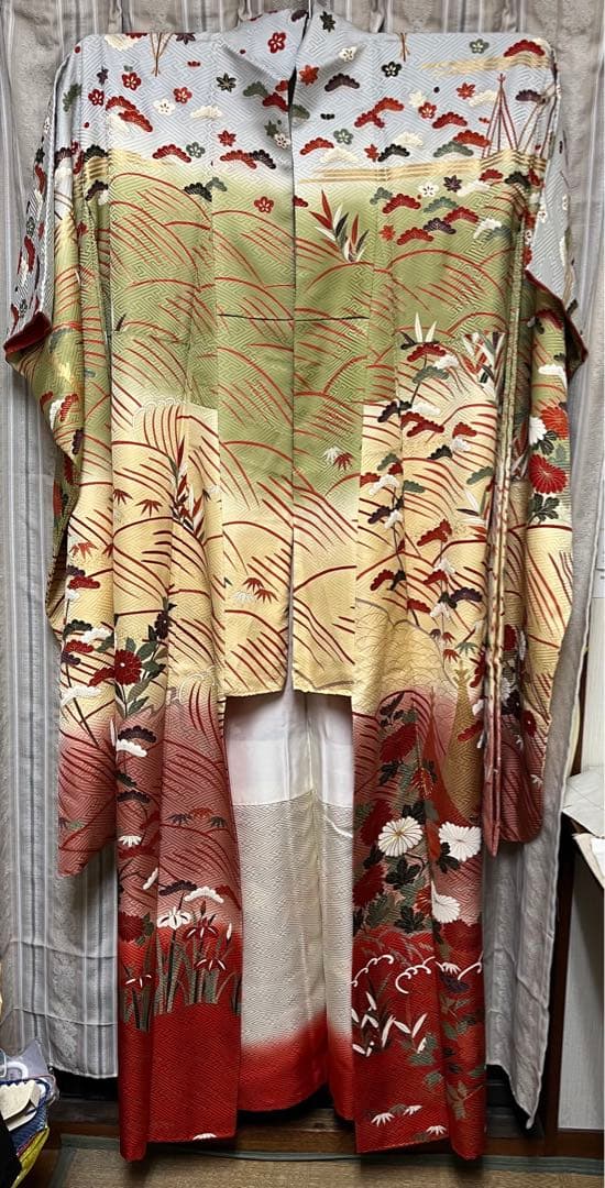 お値下げ　正絹振袖　成人式　振袖セット　結納　振袖フルセット　美品