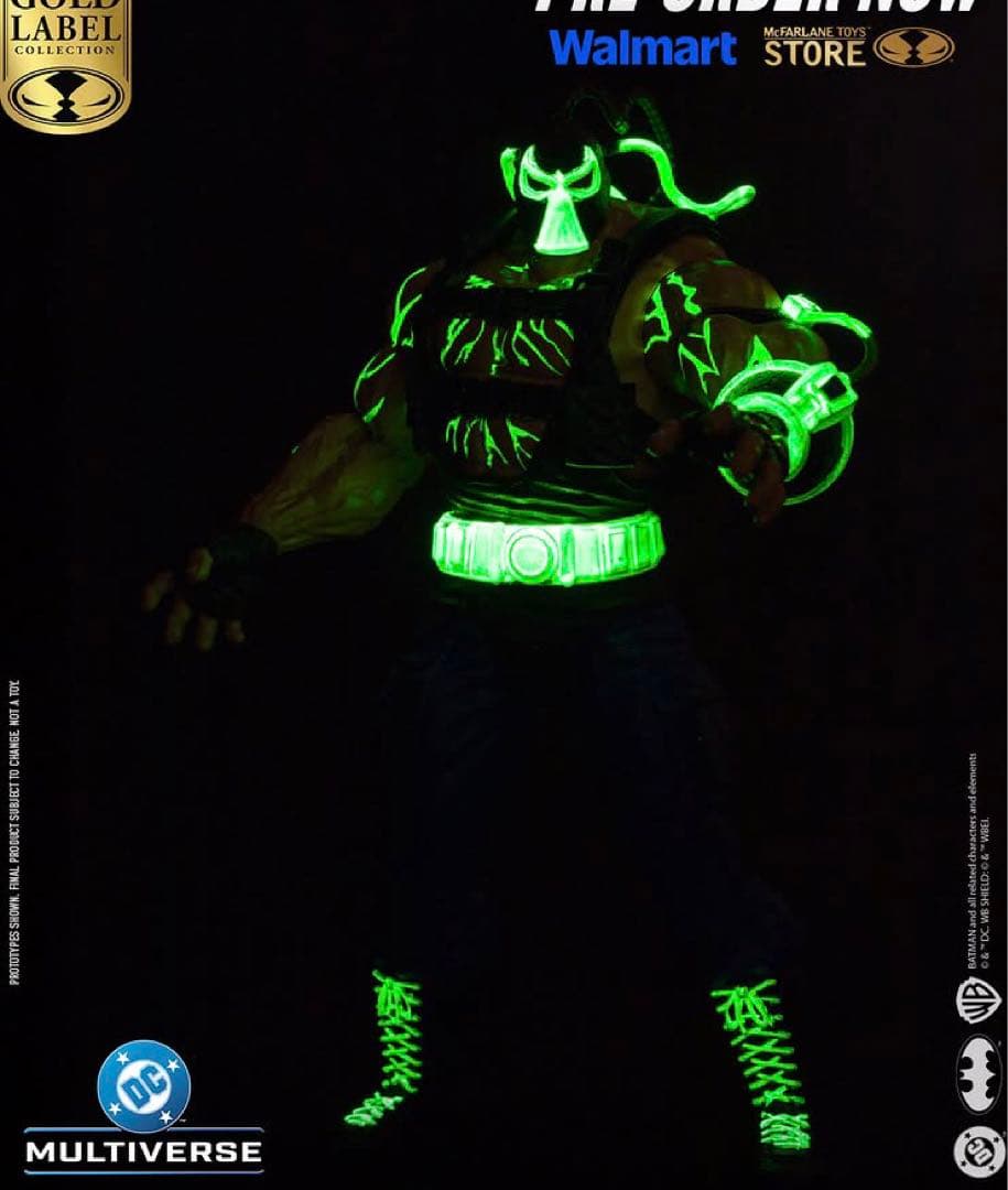 新品未開封DCマルチバース　ベイン　グロウ・イン・ザ・ダーク