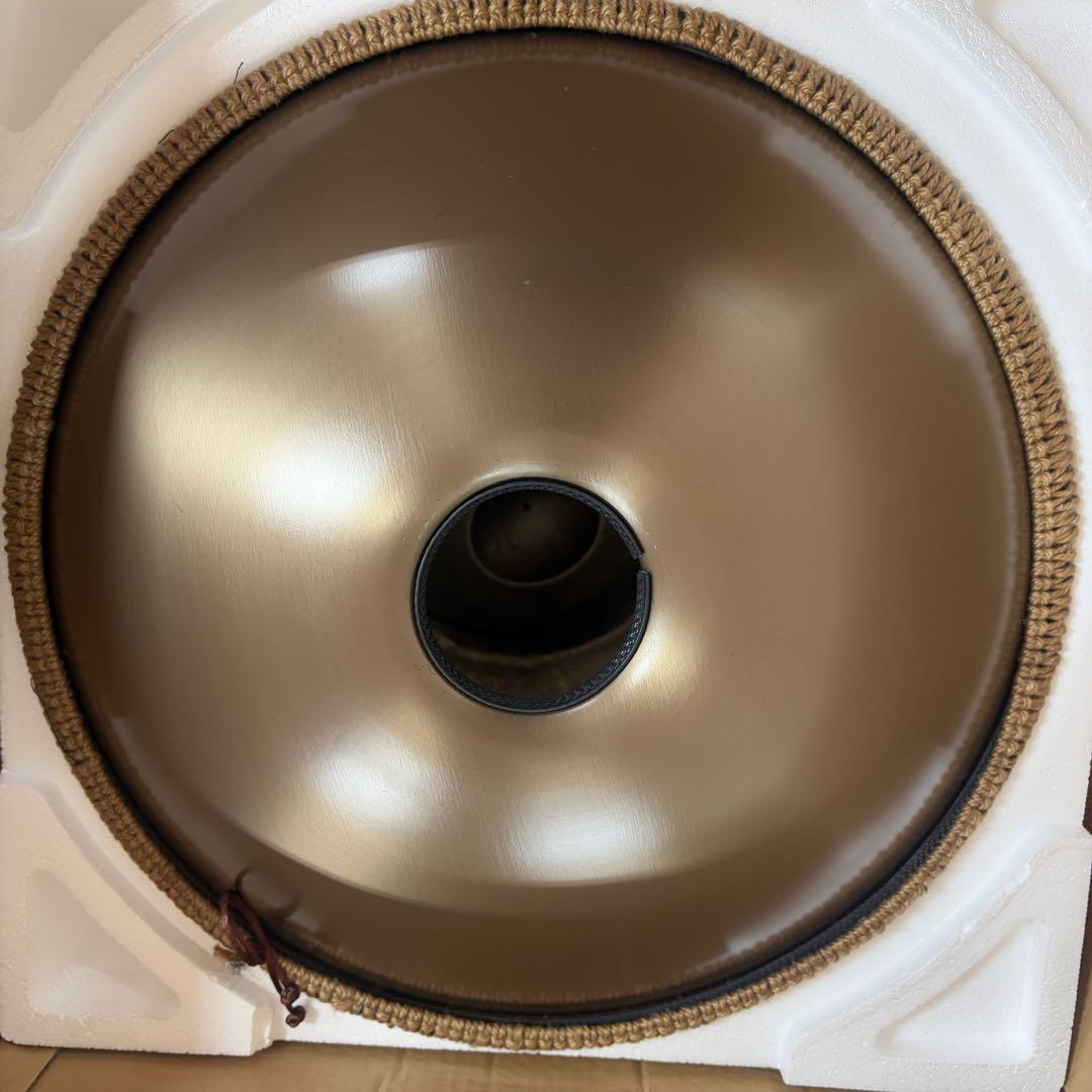 ハンドパン 9音 Dマイナー 18インチ（46cm）440Hz ケース・付属品付