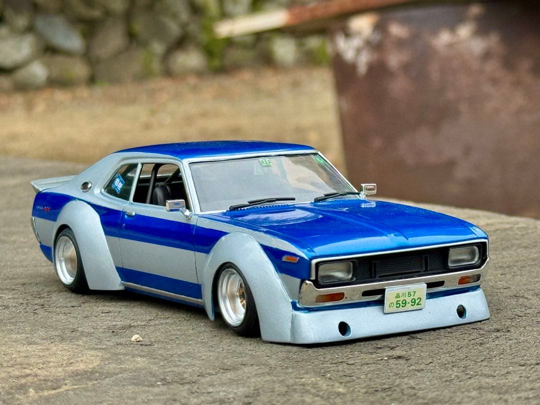 絶版完成品　マルイ•ワークスオバフェンスリックタイヤ　ローレルSGX