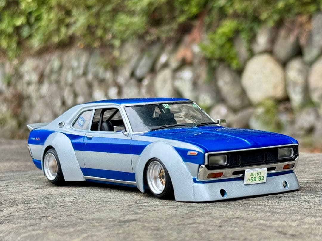 絶版完成品　マルイ•ワークスオバフェンスリックタイヤ　ローレルSGX