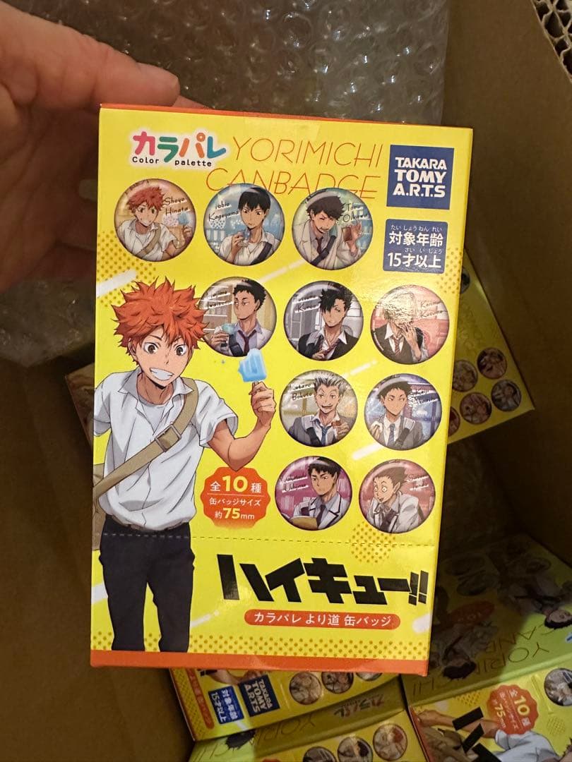 【年末値下げ】カラパレ ハイキュー！より道 缶バッジ 10個入り8 BOX