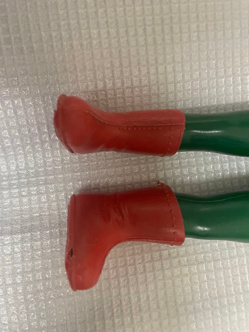 希少　仮面ライダーV3 ソフビ(面取れ) 当時物　マフラー無し