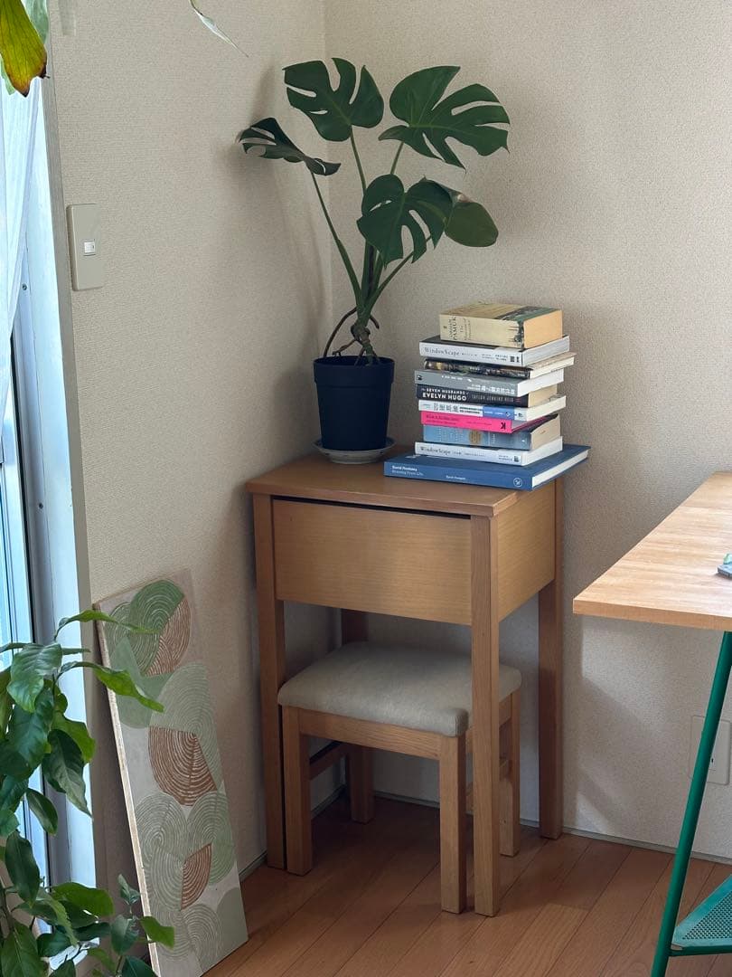 廃盤 無印良品 ドレッサー デスク スツール ミラー 鏡 化粧台