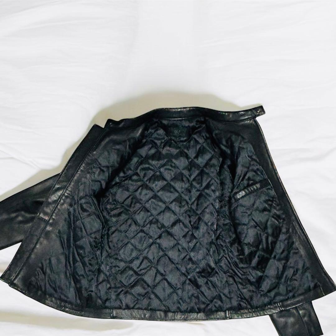 美品‼︎ メンズビギ/US/ラムレザー/ライダースジャケット/シングル/Ｌサイズ