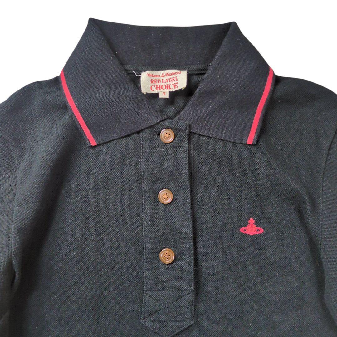 【美品】ヴィヴィアンウエストウッド オーブ刺繍 鹿の子 ポロシャツ