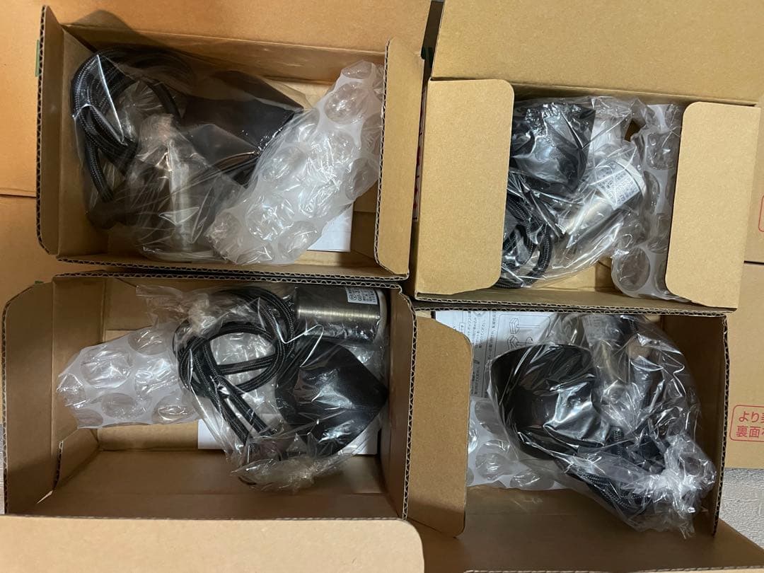 新品未使用　4個　真鍮ペンダントライト 後藤照明
