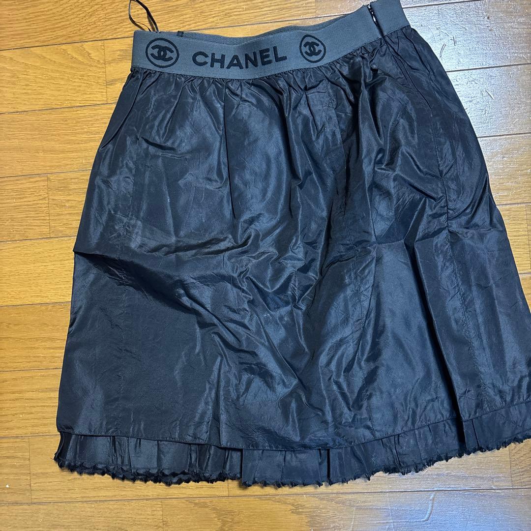 シャネル　ロゴCCマークスカート
