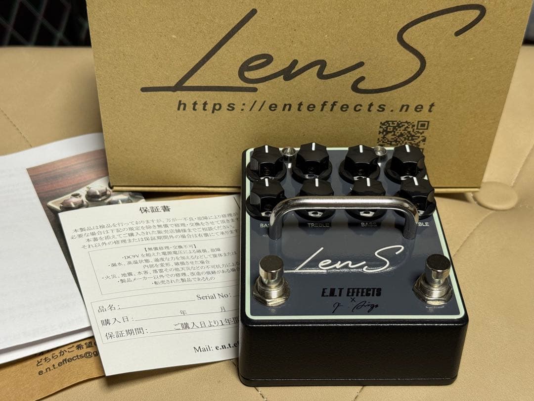 E.N.T EFFECTS LenS ギターエフェクター 有賀教平氏シグネチャー