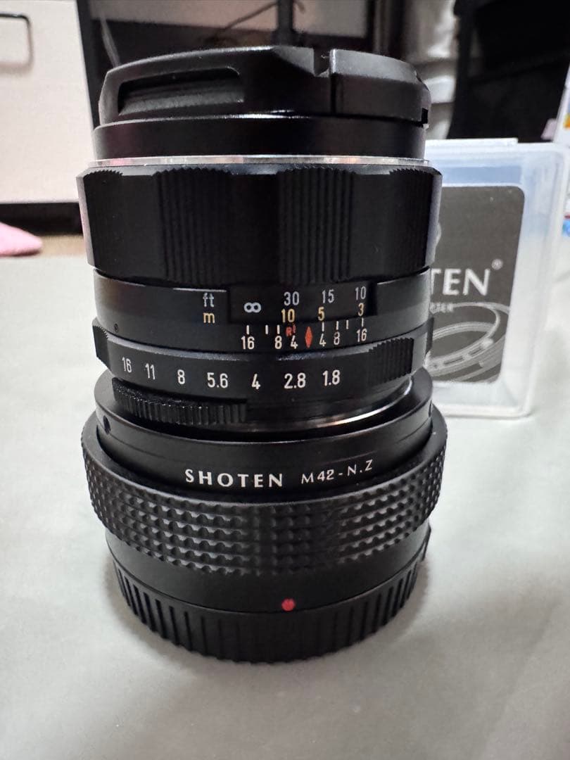 SuperTakumar 55 f1.8レンズ shoten m42-NZセット