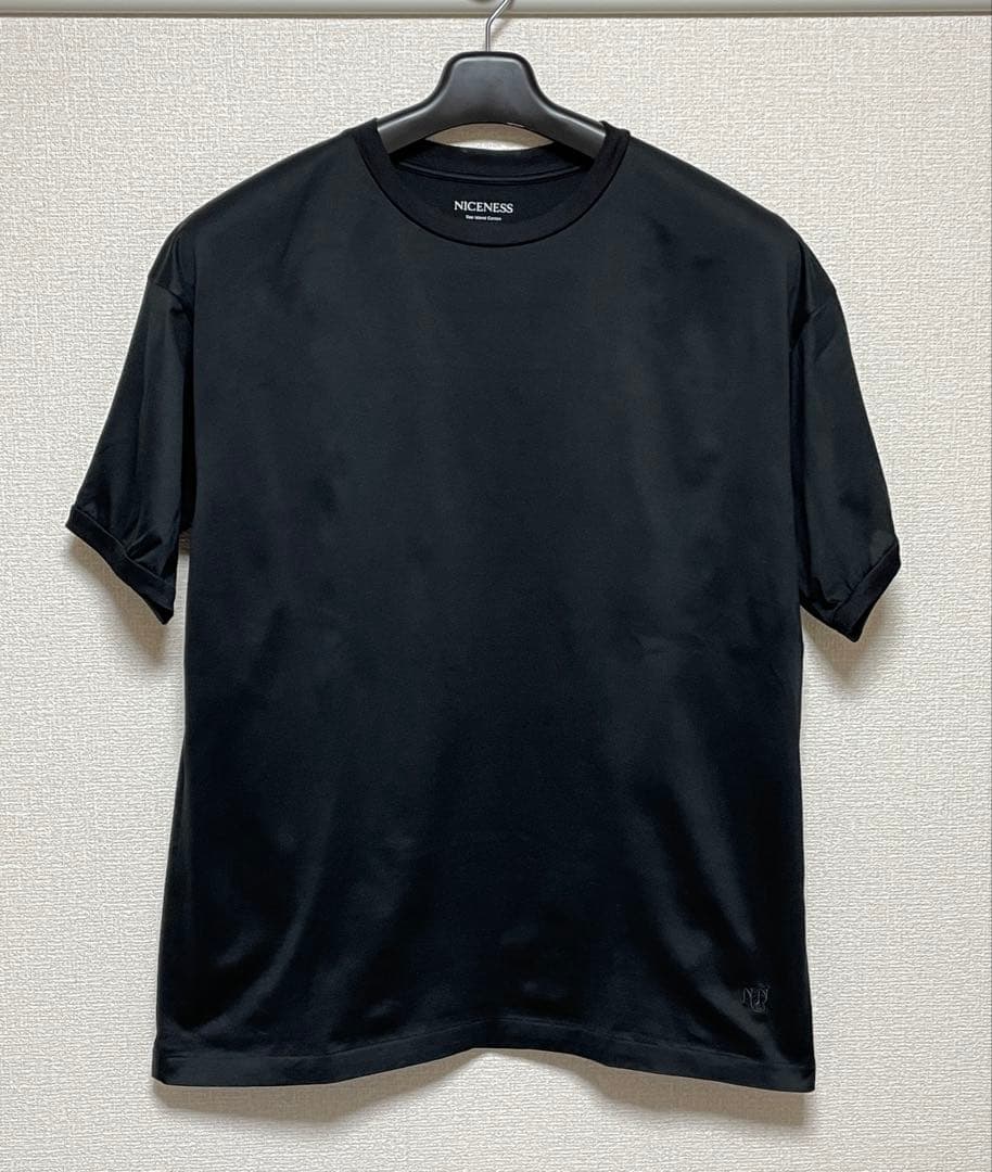 NICENESS JIMMY リンガーTシャツ ブラック Lサイズ