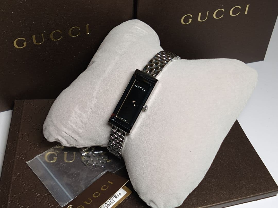 稼働品 GUCCI グッチ 127.5 QZ レディース 腕時計