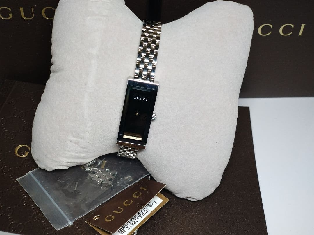 稼働品 GUCCI グッチ 127.5 QZ レディース 腕時計