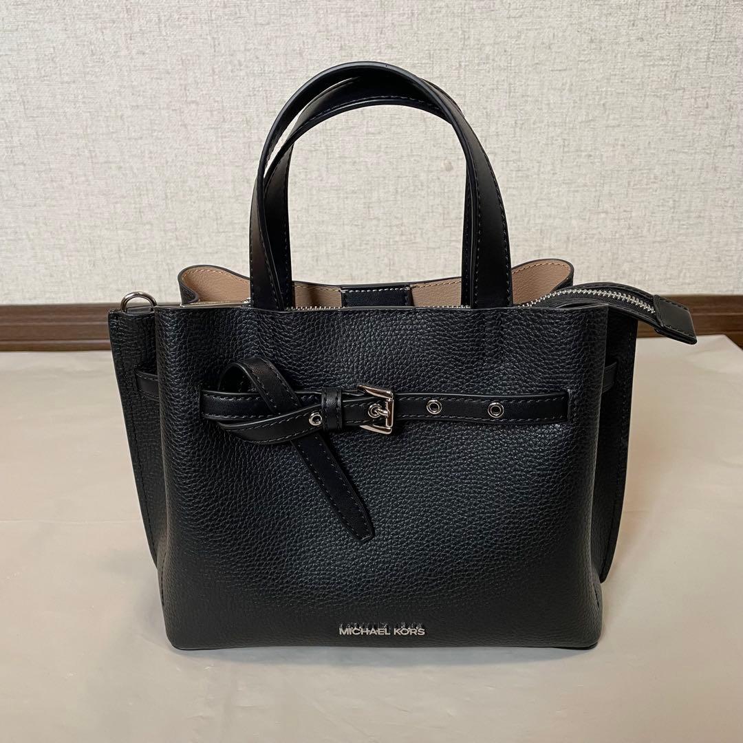 MICHAEL KORS レザーハンドバッグ 黒 2way