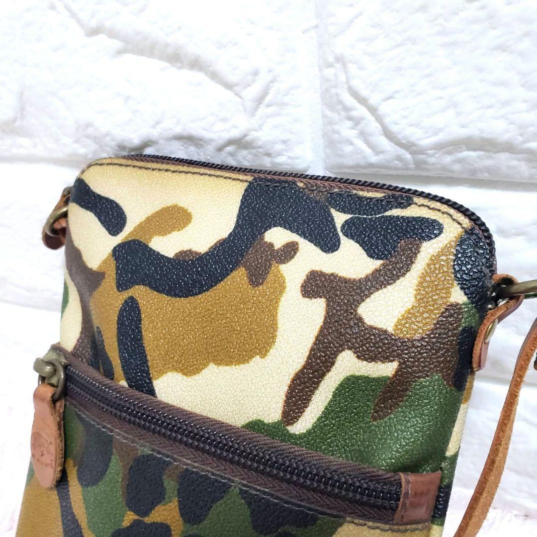 IL BISONTE イルビゾンテ カモフラ 限定 クロスボディショルダーバッグ