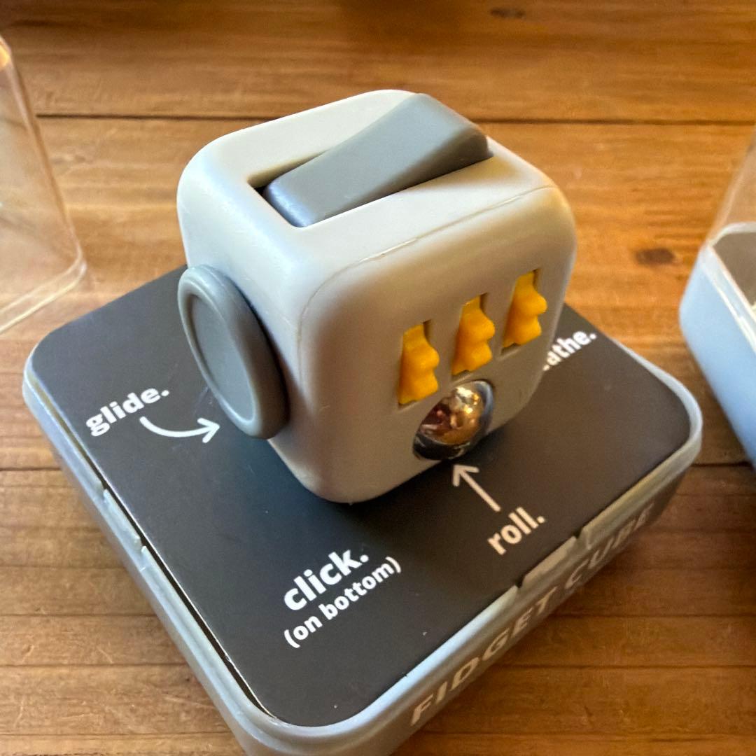 Fidget Cube 2個セット グレー ブラック