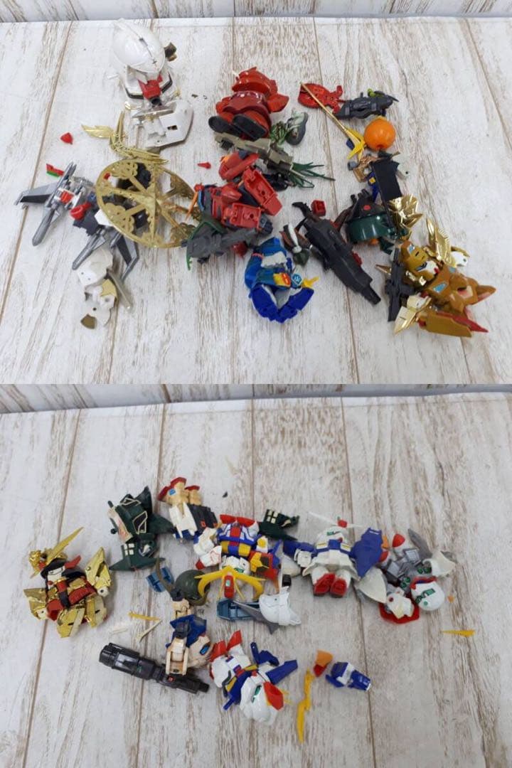 写真8枚 元祖SDガンダム 聖機兵物語 など？　大量　ジャンク扱い