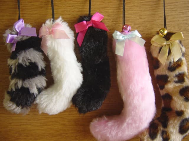 ♯Gri21BF もーっとふさふさ にゃんこ しっぽ ストラップ 全7種